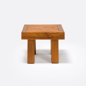 Table basse artisanale extérieure teck recyclé – Maisaura
